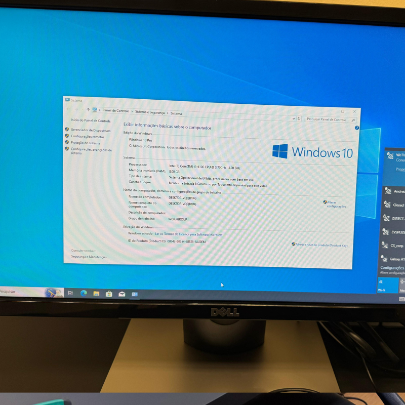 Dell Vostro 3250 + Monitor 21” Full HD + Teclado e Mouse (Usado) - Image 3