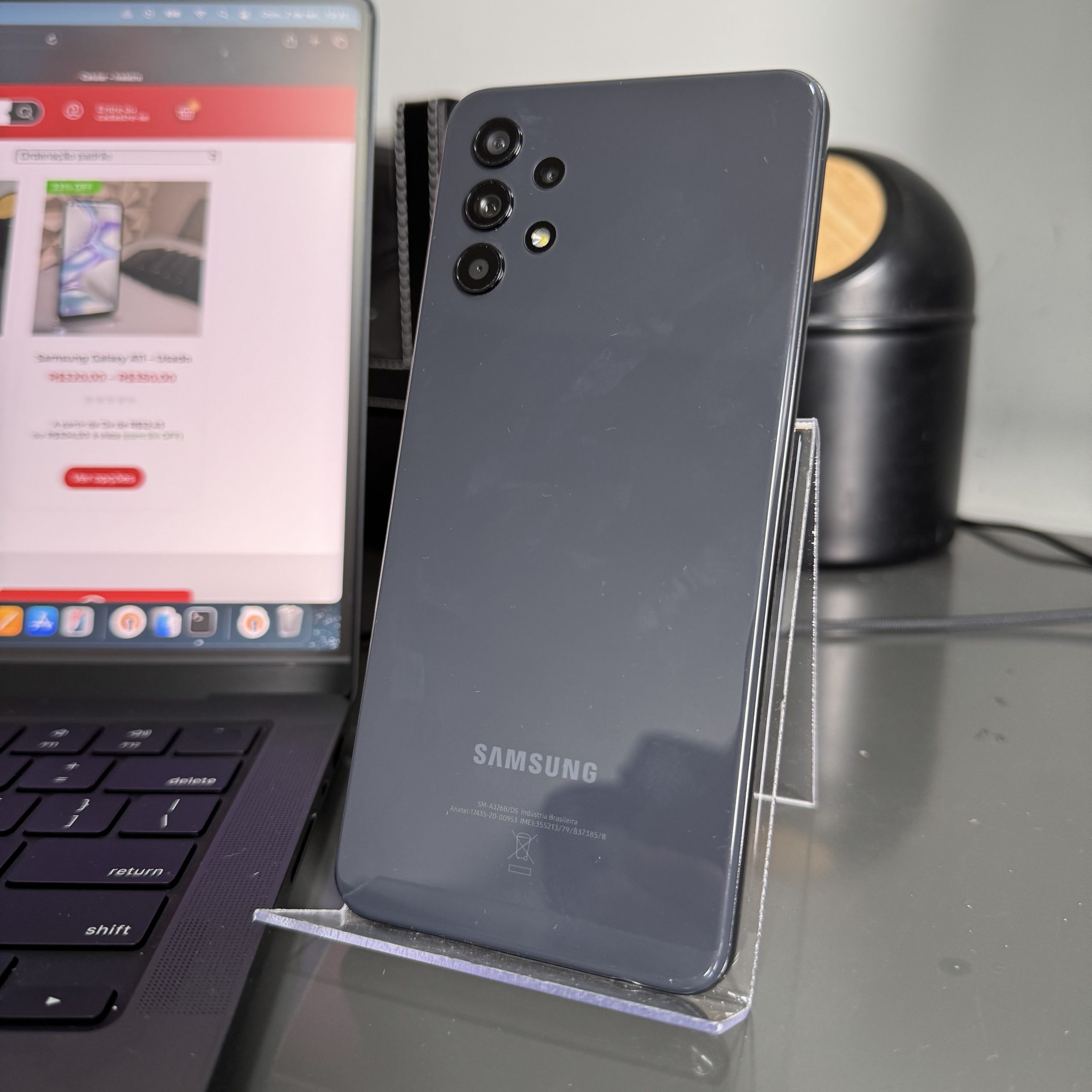 Samsung Galaxy A32 – Tela 6,4″ – 4 GB RAM – 128 GB Armazenamento (Semi-Novo) - Image 2